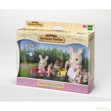 Sylvanian Families Trójkołowy rower z zabawkami [FIGURKA]