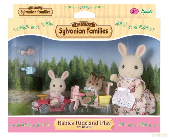 Sylvanian Families Trójkołowy rower z zabawkami [FIGURKA]