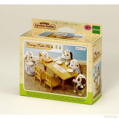 Sylvanian Families Zestaw do jadalni, stół i krzesła [FIGURKA]