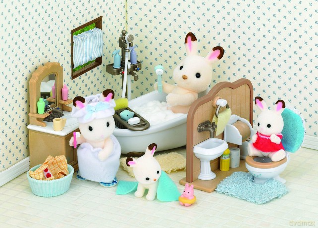 Sylvanian Families Zestaw do łazienki [FIGURKA]