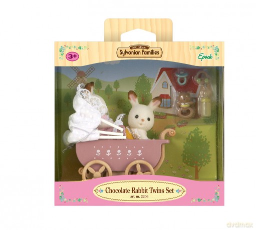 Sylvanian Families Zestaw z bliźniakami królików [FIGURKA]