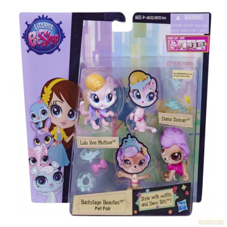 HASBRO Littlest Pet Shop Modne Zwierzaki, Lulu i Damia [FIGURKA]