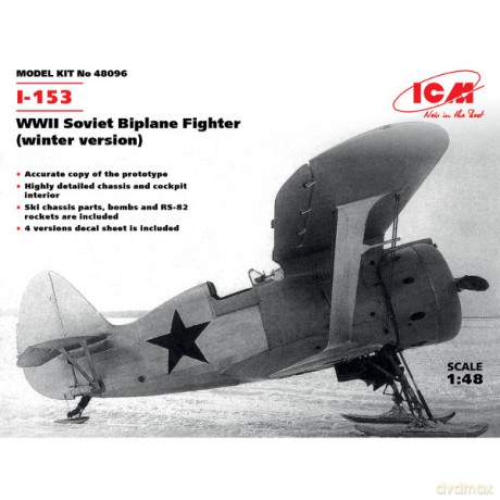 ICM I153 WWII Soviet Biplane
