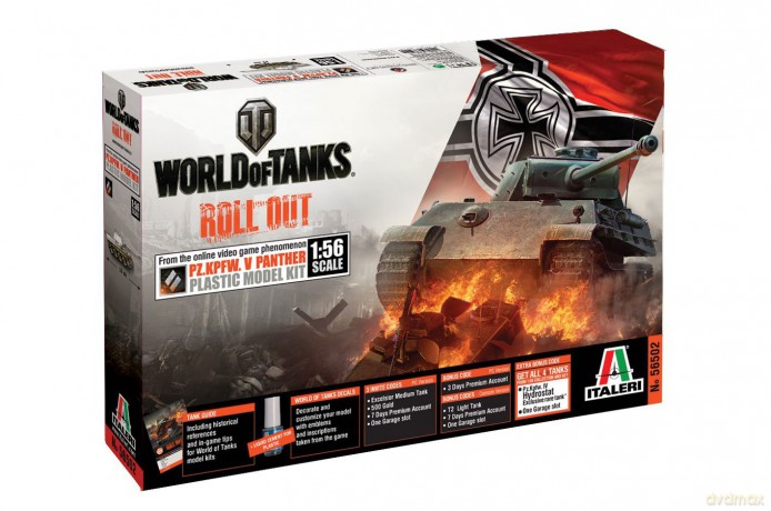 ITALERI WORLD OF TANKS Pz.Kpfw.V