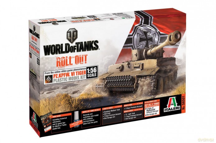 ITALERI WORLD OF TANKS Pz.Kpfw.VI