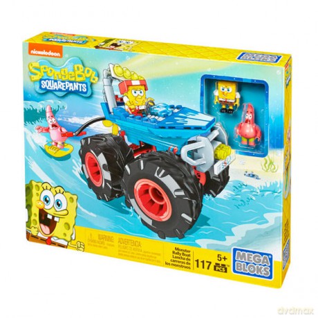 MEGA BLOKS SpongeBob Łódź ratunkowa [KLOCKI]
