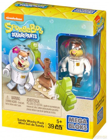 MEGA BLOKS SpongeBob Minizestaw, Sandy [KLOCKI]