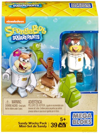 MEGA BLOKS SpongeBob Minizestaw, Sandy [KLOCKI]
