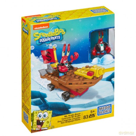 MEGA BLOKS SpongeBob, Rajdowiec Mr. Krab [KLOCKI]