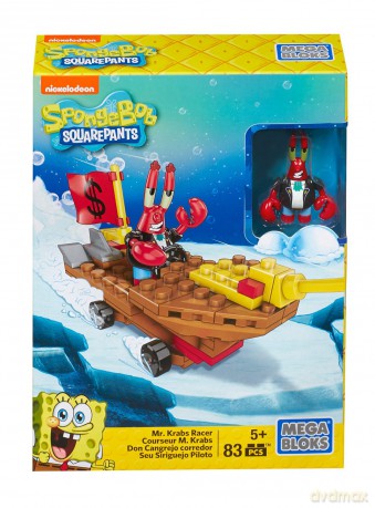 MEGA BLOKS SpongeBob, Rajdowiec Mr. Krab [KLOCKI]