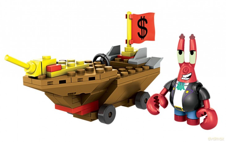 MEGA BLOKS SpongeBob, Rajdowiec Mr. Krab [KLOCKI]