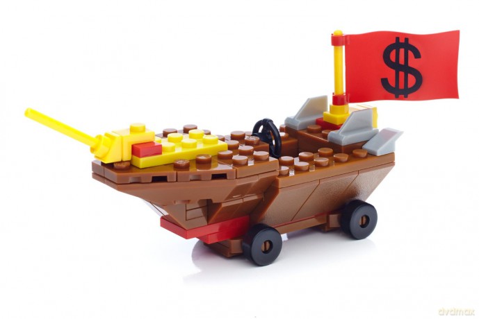 MEGA BLOKS SpongeBob, Rajdowiec Mr. Krab [KLOCKI]