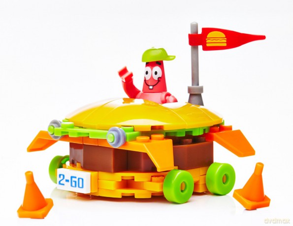 MEGA BLOKS SpongeBob, Rajdowiec Patryk [KLOCKI]