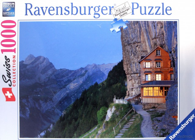 RAVENSBURGER 1000 el. Aescher Szwajcaria [PUZZLE]