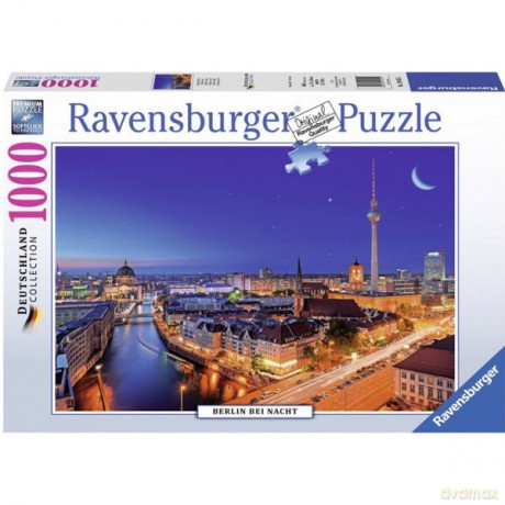 RAVENSBURGER 1000 el. Berlin nocą [PUZZLE]