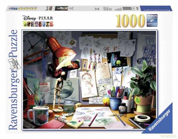 RAVENSBURGER 1000 el. Biurko Artysty [PUZZLE]