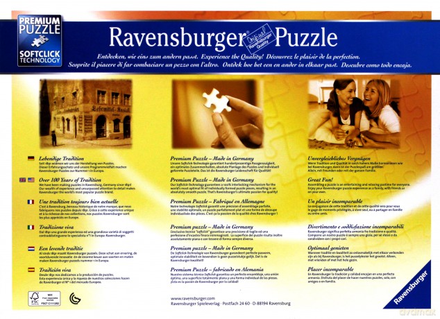 RAVENSBURGER 1000 el. Biurko Artysty [PUZZLE]