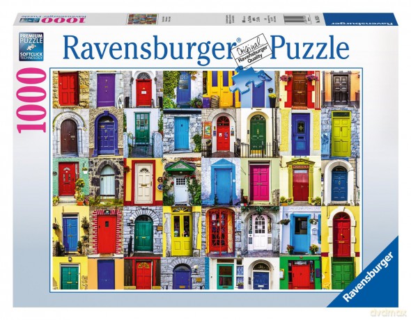 RAVENSBURGER 1000 el. Drzwi do świata [PUZZLE]