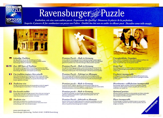 RAVENSBURGER 1000 el. Galopujące konie [PUZZLE]
