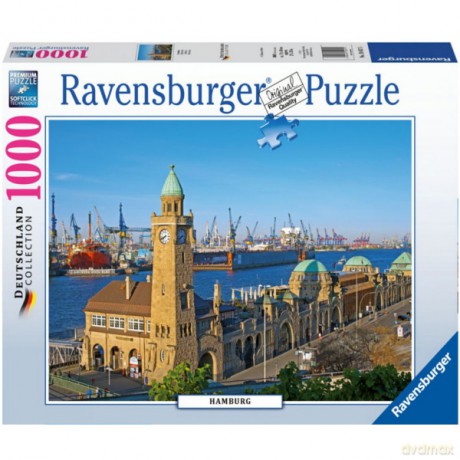 RAVENSBURGER 1000 el. Hamburg [PUZZLE]