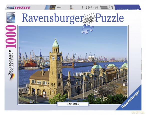 RAVENSBURGER 1000 el. Hamburg [PUZZLE]
