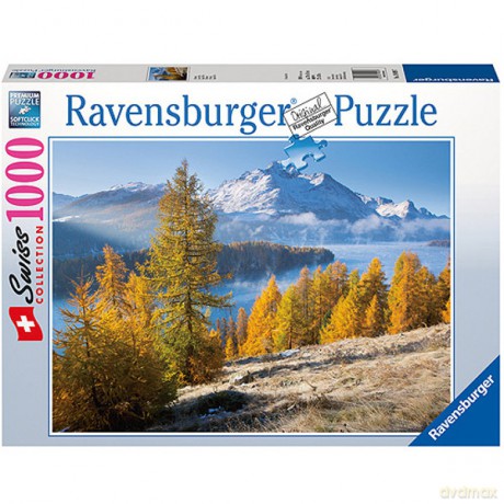 RAVENSBURGER 1000 el. Jezioro Sils [PUZZLE]