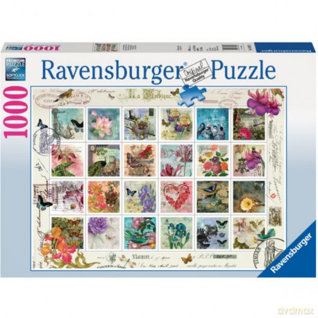 RAVENSBURGER 1000 el. Kolekcja Znaczków [PUZZLE]