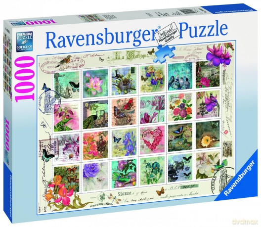 RAVENSBURGER 1000 el. Kolekcja Znaczków [PUZZLE]
