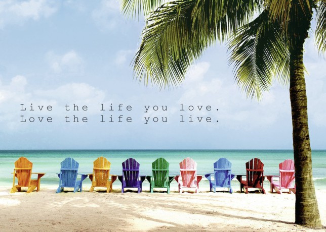 RAVENSBURGER 1000 el. Live The Life You Love [PUZZLE]