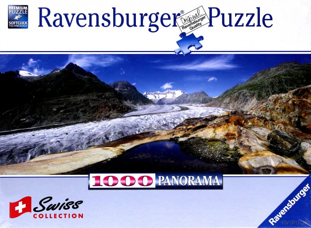 RAVENSBURGER 1000 el. Lodowiec Aletsch [PUZZLE]