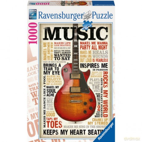 RAVENSBURGER 1000 el. Muzyczna Pasja [PUZZLE]