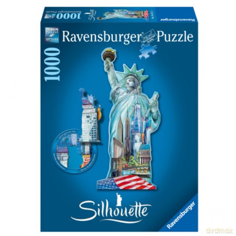 RAVENSBURGER 1000 el. Statua Wolności [PUZZLE]