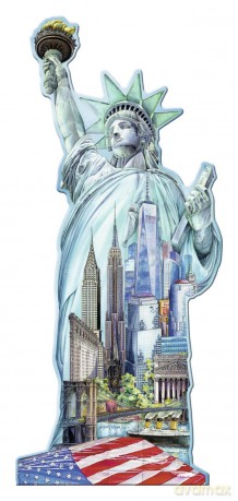 RAVENSBURGER 1000 el. Statua Wolności [PUZZLE]