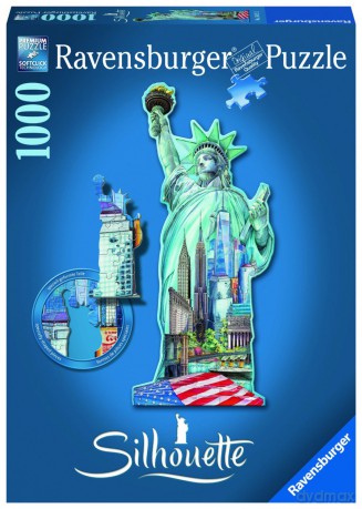 RAVENSBURGER 1000 el. Statua Wolności [PUZZLE]