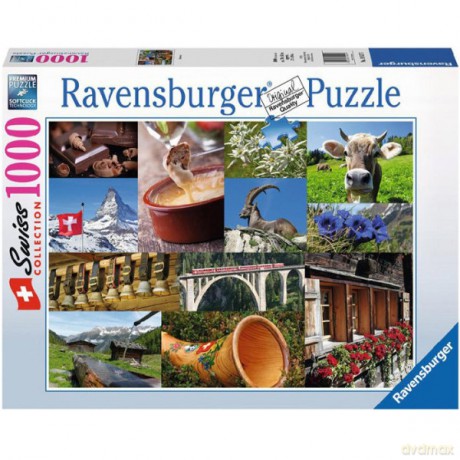 RAVENSBURGER 1000 el. Szwajcarskie Klimaty [PUZZLE]