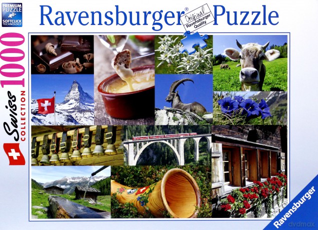 RAVENSBURGER 1000 el. Szwajcarskie Klimaty [PUZZLE]