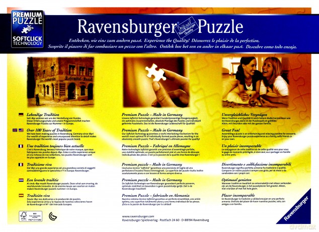 RAVENSBURGER 1000 el. Tajemniczy Tygrys [PUZZLE]