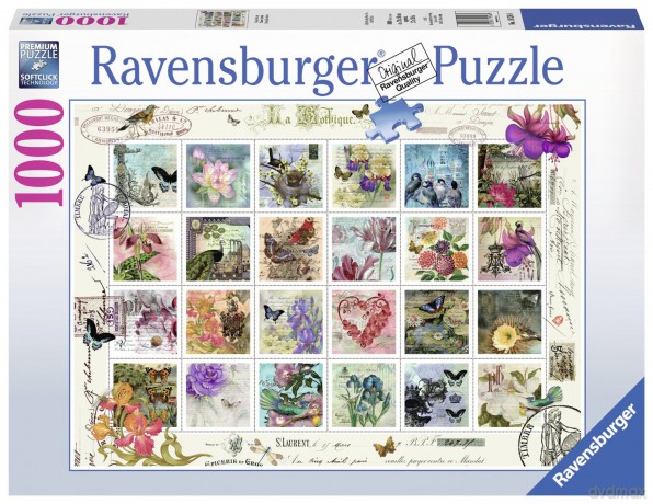 RAVENSBURGER 1000 el. Vintage, pocztówka [PUZZLE]