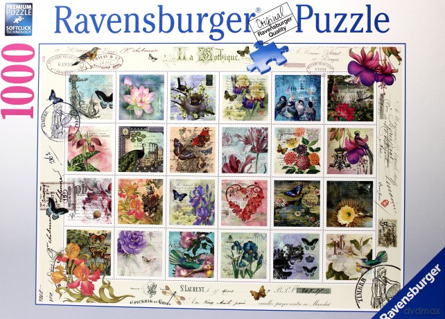 RAVENSBURGER 1000 el. Vintage, pocztówka [PUZZLE]