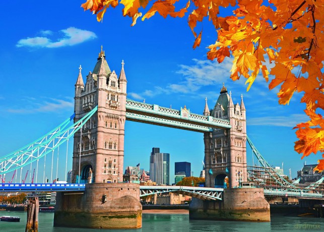 RAVENSBURGER 1000 el. Widok na Tower Bridge [PUZZLE]