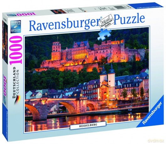 RAVENSBURGER 1000 el. Wieczór w Heidelberg [PUZZLE]