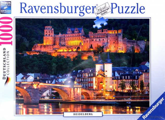 RAVENSBURGER 1000 el. Wieczór w Heidelberg [PUZZLE]