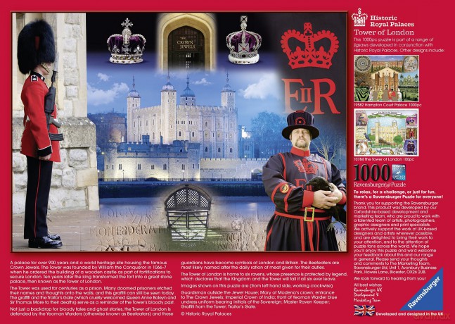 RAVENSBURGER 1000 el. Wieża w Londynie [PUZZLE]