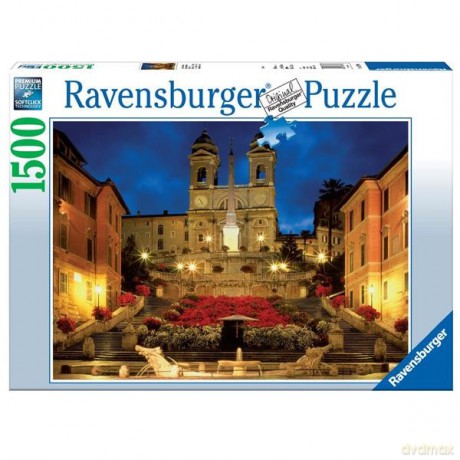 RAVENSBURGER 1500 el. Hiszpańskie schody Rzym [PUZZLE]