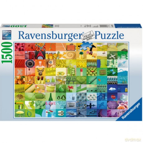 RAVENSBURGER 1500 el. Kolorowy Collage [PUZZLE]