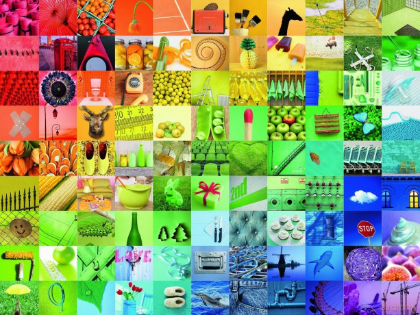 RAVENSBURGER 1500 el. Kolorowy Collage [PUZZLE]