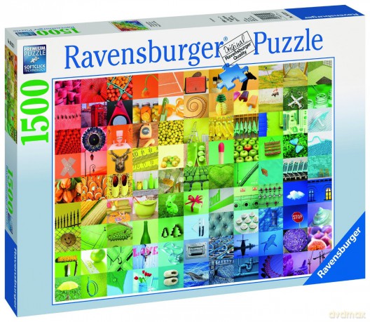 RAVENSBURGER 1500 el. Kolorowy Collage [PUZZLE]
