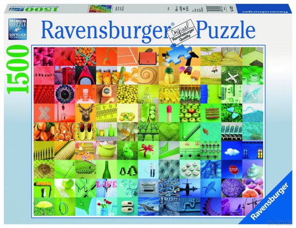 RAVENSBURGER 1500 el. Kolorowy Collage [PUZZLE]