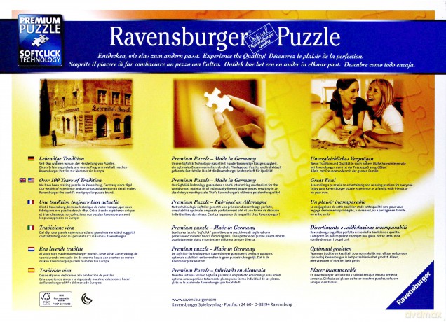 RAVENSBURGER 1500 el. Mapa USA [PUZZLE]