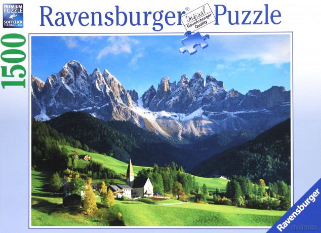 RAVENSBURGER 1500 el. Widok w Dolomitach [PUZZLE]